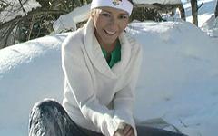 Natascha loves hitting the slopes join background