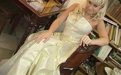 Watch Now - Cindy feels like a princess and makes herself climax while dressed up