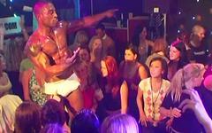 Watch Now - Molly can't stop sucking stripper dick at the crazy event