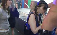 Watch Now - This whore loves putting out for strippers at the event