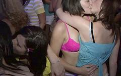 A lot of the girls at this party are performing oral sex on their partner join background