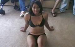 Radiance black diva w/ slutty black friend give blowjobs & get gang banged - movie 1 - 2