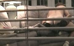 Dude FIlms His Fuck Session Through His Blinds - movie 2 - 4