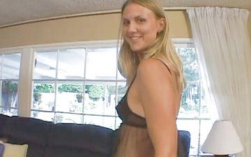 Download Heather looks up into the camera as she is filmed pov style while fucking