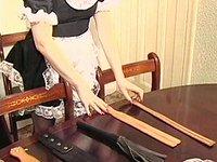 The paddle is a fun tool for this maid - movie 1 - 5