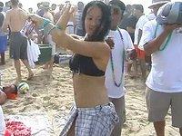 Latinas on the beach going crazy - movie 2 - 4