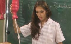 Jenna Haze is glad she studies at the Enema Nursing School with Jolean - movie 1 - 5