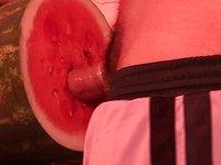 Guy fucks a watermelon at the Play Place - movie 6 - 4