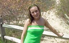 Sophia Sky is a backyard amateur join background