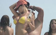 Fun and frolicking on the beach sends these hot amateur sluts totally wild - movie 8 - 4