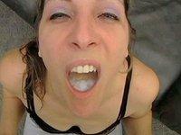 Marie Madison takes jizz in her mouth - movie 1 - 7