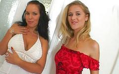 Jane Darling and Laura Lions are anal POV buddies join background