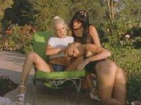 Amber Michaels, Claudia Chase and Sheila Stanton in a lesbian threesome - movie 8 - 3