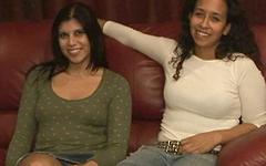 Jocelyn Page and Mia Lee are homemade girlfriends join background