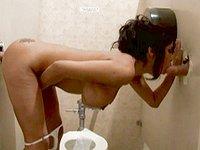 Alexis Amore sucks two dicks in the stall - movie 8 - 4