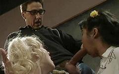 Hannah Harper und Mika Tan haben einen flotten Dreier in der Schule - movie 4 - 3