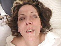 Marie Madison sucks until her face gets splattered - movie 4 - 7