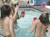 These girls are having a great time in the pool - movie 5 - 5