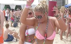 Lacey goes to a Miami Beach Party - movie 3 - 4