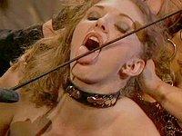 Kinky leather and chains accent this BDSM set with Doms and submissives - movie 19 - 4