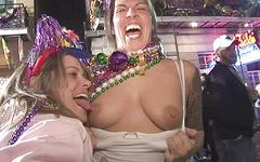 Mary flashes her tits during Mardi Gras festivities - movie 7 - 7