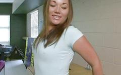 A great looking teen amateur masturbates and shows off her nice ass - movie 6 - 2