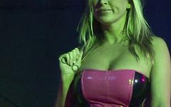 Mandy Bright is a girl on fire who licks up all the jizz - movie 4 - 2