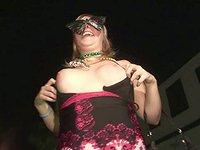 Bare tits of all shapes and sizes are shown to the camera during a party - movie 2 - 4