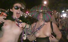 A big boobed blonde is the highlight of this outdoor street party scene - movie 9 - 7