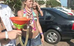 Hot group of horny college coeds enjoy some outdoor partying and naked fun - movie 8 - 3