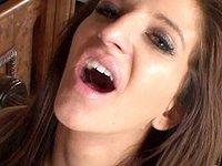 Italia Christie is a horny shaft stroker - movie 1 - 7