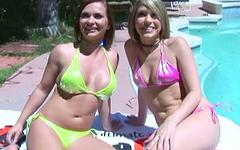 Katja Kassin and Courtney Cummz let dudes use them in the same room - movie 1 - 2