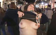 Natalie has always wanted to enjoy the festivities of Mardi Gras join background