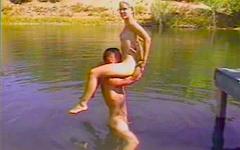 Fit amateurs get down for bisexual outdoor foursome - movie 1 - 3