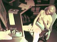 Sarah gets caught being sexual on the security cam - movie 10 - 7