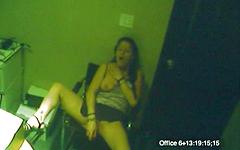 Lassie gets caught being sexual on the security cam - movie 4 - 4