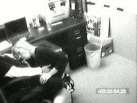 Ingrid gets caught on the security cam - movie 3 - 5