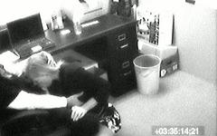 Ingrid gets caught on the security cam - movie 3 - 6