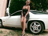 Zuzana Z is turned on by luxury cars - movie 1 - 4