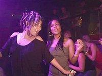 Alisha is flashing everone at the club - movie 1 - 4