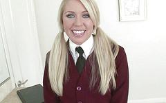 Brynn Tyler makes the camera man happy after school - movie 5 - 2