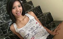 Rosemary Radeva is a sensual Asian honey who gets eaten while pumping cock - movie 12 - 2