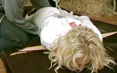 Pretty Blonde enjoys the art of bondage - movie 8 - 6