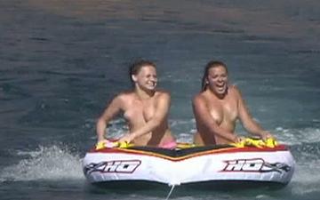 Download Renee perez goes tubing and falls