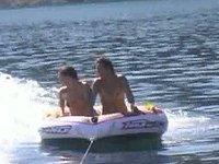 Renee Perez goes tubing and falls - movie 11 - 4