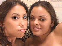 Renee Perez has strapon fun with another lesbian friend - movie 6 - 7