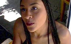 Allayah takes cock in her 18 year old ebony pussy join background