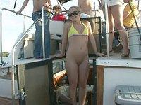 A group of teen girls gets naked out on the boat while being playful - movie 9 - 4