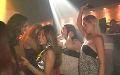 Regarde maintenant - Nightclub party amateur chicks flash their gashes and asses on dance floor