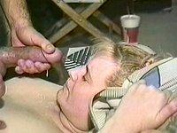 Blond Set Of Holes Rotated By Two Horny Men - movie 3 - 7